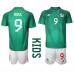 Cheap Mexico Raul Jimenez #9 Home Football Kit Children World Cup 2022 Short Sleeve (+ pants)